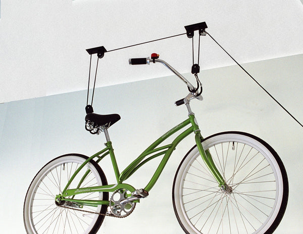 Up And Away AG40025 Ceiling Mount Bike Lift Hoister - Wall To Wall Storage