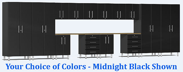 Ulti-MATE 2.0 Series UG22162 - 24' Wide 16-Piece Garage Cabinet Kit wi