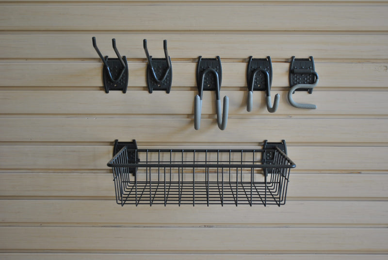Activity Organizer Garage Slatwall Accessory Kit