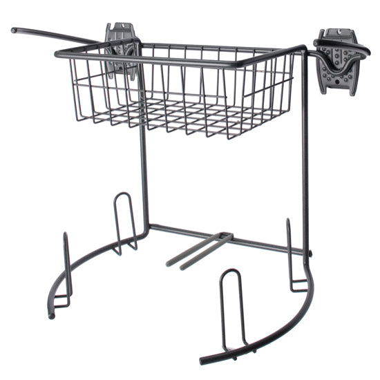 Organized Living - Schulte  7115-5010-50 Golf Bag Holder & Basket for Grid - Wall To Wall Storage