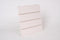 HandiWALL 48" Long Antique White PVC Slatwall Panels - 32 sq ft per box