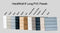 Handiwall 96" long PVC Panels Color Selection Palette