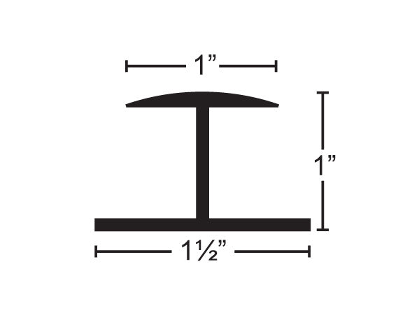 HandiWALL Division Molding ""H"" Trim - Wall To Wall Storage
