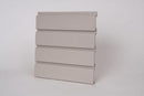 HandiWALL 80" Long Taupe PVC Slatwall Panels - 33 sq ft per box
