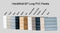 HandiWall 80" long Panels Color Section palette 