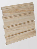 HandiWALL 80" Long Beachwood PVC Slatwall Panels - 33 sq ft per box