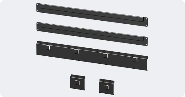 Hercke Cabinet Slatwall Channel Mount System - Wall To Wall Storage