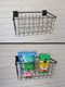 Wide Wire Basket -18"w x 12"d x 8"h - PACK OF TWO