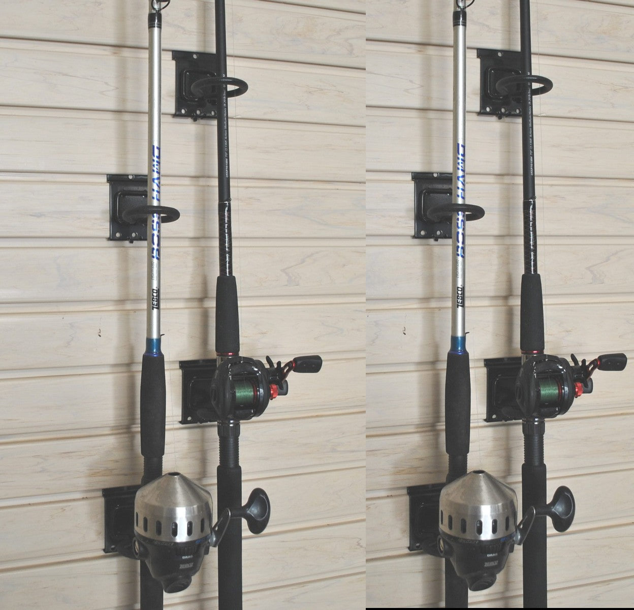 Slatwall Fishing Rod Holder