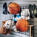 Organized Living - Schulte  7115-5070-50 Multi Sports Rack & Basket - Wall To Wall Storage