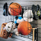 Organized Living - Schulte  7115-5070-50 Multi Sports Rack & Basket for Grid - Wall To Wall Storage