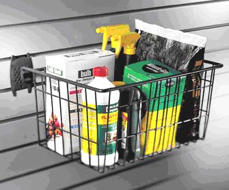 Organized Living - Schulte  7115-5630-50 The Big Wire Basket 16""w x 12""d x 8""h - Wall To Wall Storage