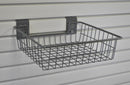 TurnLock Square Shallow Basket 4" H x 16" W x 14" D - PACK OF TWO