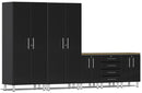 Ulti-MATE 2.0 Series UG20062 - 12' Wide 6-Piece Garage Cabinet Kit with Bamboo Worktop