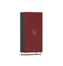 Ulti-MATE UG21006R - 3' Wide 2-Door Tall Tower Cabinet With Ruby Red Facings