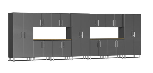 Ulti-MATE Garage 2.0 Series UG22132 Thirteen Piece 21' Wide Kit With Bamboo Worktops