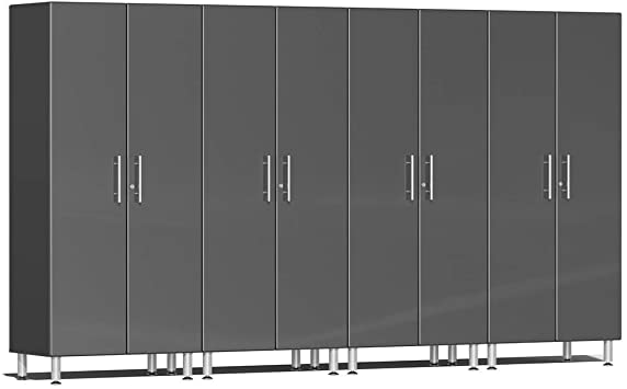 Ulti-MATE 2.0 Series UG22640* - 12' Wide 4-Piece  Gray Tall Tower Cabinet Kit  - Usually Ships in 2-15 Business Days