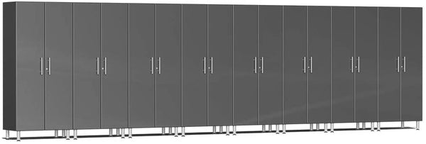 Ulti-MATE UG22680G - 24' Wide 8-Piece Tall Tower Cabinet Kit With Graphite Grey Facings