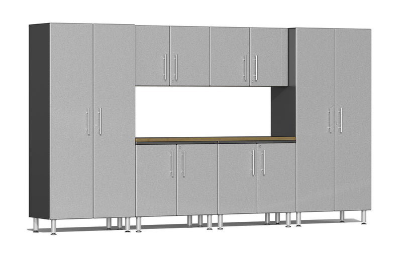 Ulti-MATE Garage 2.0 Series UG26072 Seven Piece 12' Wide Kit With Bamboo Worktop