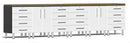 Ulti-MATE 2.0 Series UG26082- 12' Wide  8-Piece Garage Cabinet Workstation Kit with Bamboo Worktops