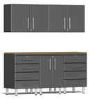 Ulti-MATE 2.0 Series UG29062 - 6' Wide  6-Piece Garage Cabinet Kit with Bamboo Worktop