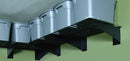 TWO Huge Heavy Duty 24" Inch Deep X 48" Wide Wire Grid Wall-Mount Shelves - 8 Linear Feet Total & 400 LB Capacity Per Shelf!