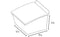 Slatwall Mount Open Storage Bins - Medium: 5-1/2" Wide X 5-1/8" Deep - Pack of Six - Wall To Wall Storage