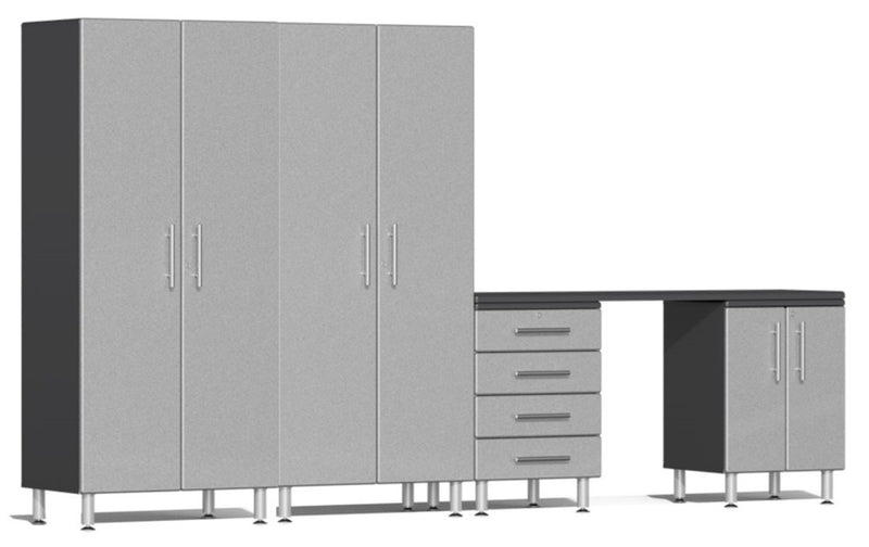 Ulti-MATE 2.0 Series UG25051 - 12' Wide Five Piece Garage Cabinet Kit with Workstation